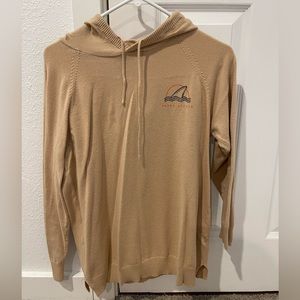 Beige shark attack sweater